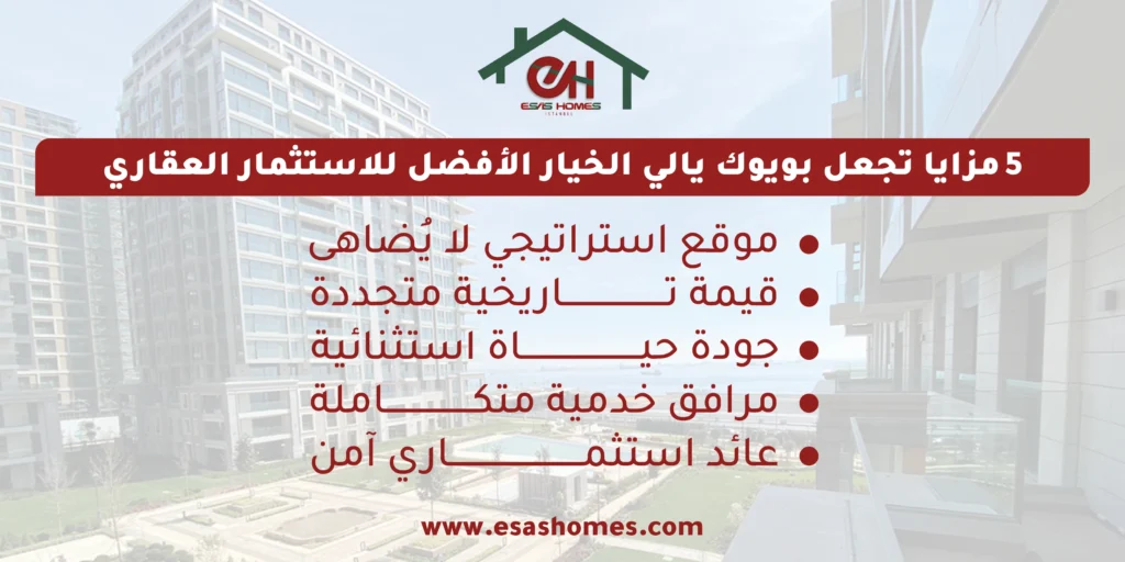 مميزات تجعل بويوك يالي الخيار الأفضل للاستثمار العقاري